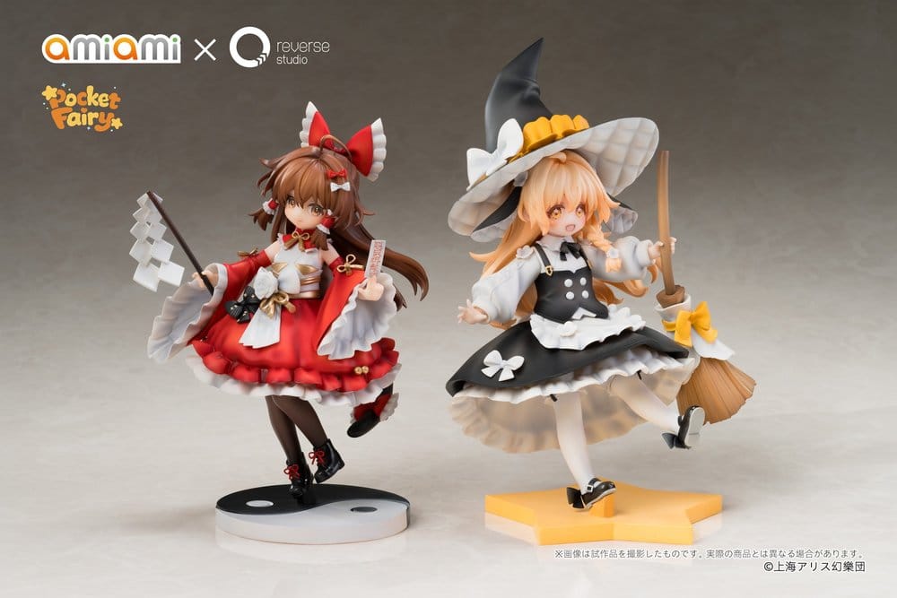 TOUHOU PROJECT - Reimu Hakurei & Marisa Kirisame Reverse Palm Spirit 2-Pack Reverse Studio PVC Figures