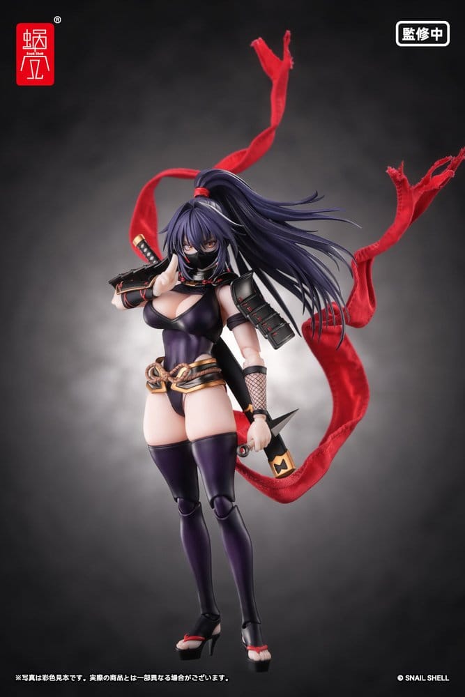 ORIGINAL CHARACTER - RPGEX-10 Kunoichi Reppuu 1/12 Snail Shell PVC Figure 16 cm