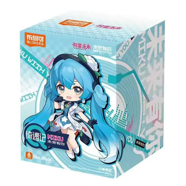 HATSUNE MIKU - Miku With You Fantastic Q Series Blokees Model Kit - 1 Single Blind Box 10 cm