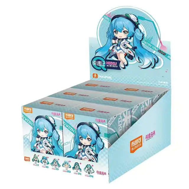 HATSUNE MIKU - Miku With You Fantastic Q Series Blokees Model Kit - 1 Single Blind Box 10 cm