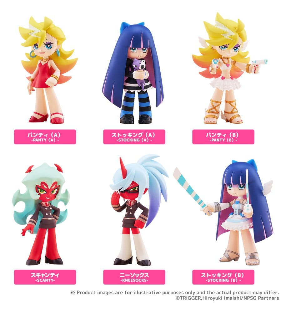 PANTY & STOCKING WITH GARTERBELT - PalVerse Mini Figures New - 1 Single Blind Box 