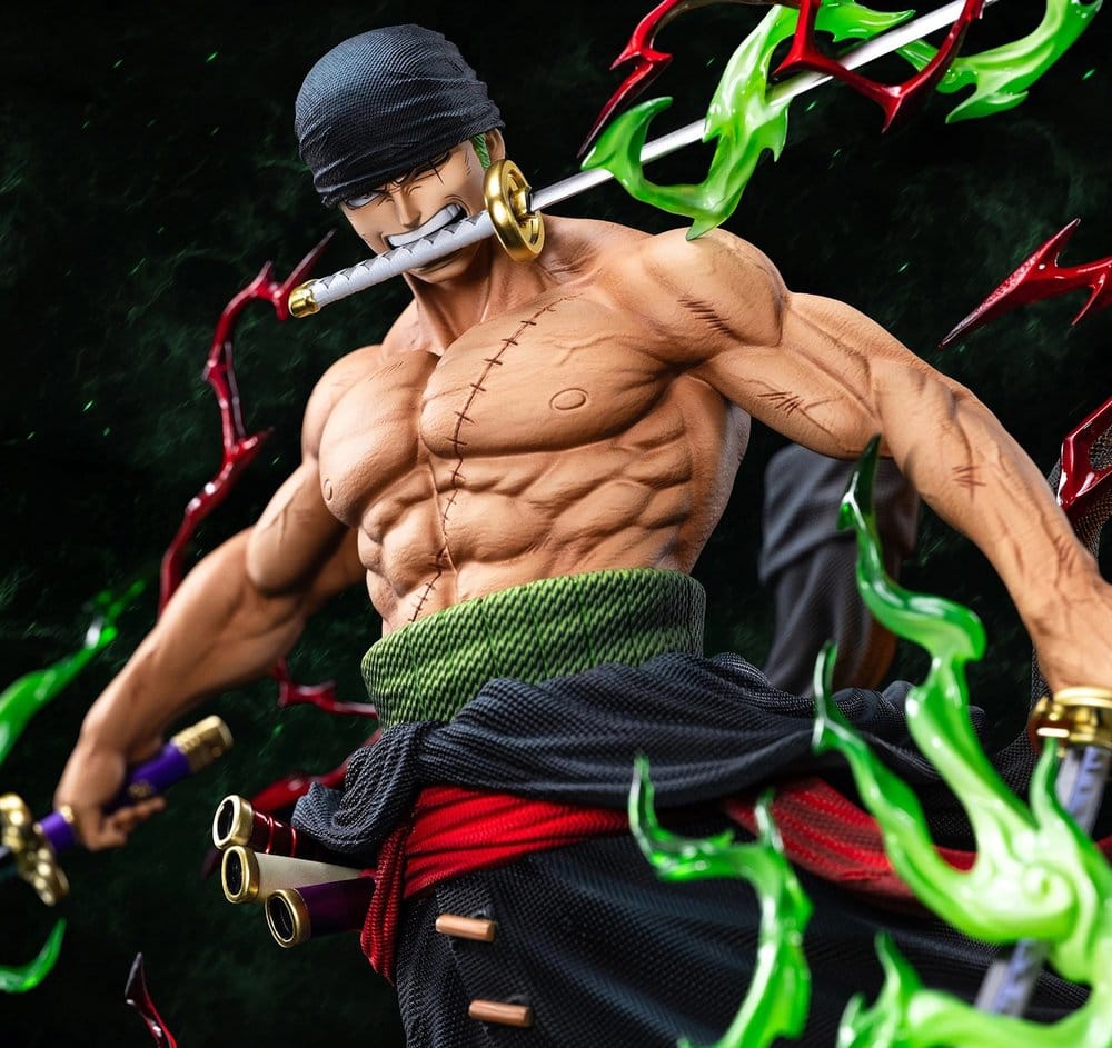 ONE PIECE - Roronoa Zoro (Premium Version) Legendary Straw Hat Crew Series Jimei Palace Figure 34 cm
