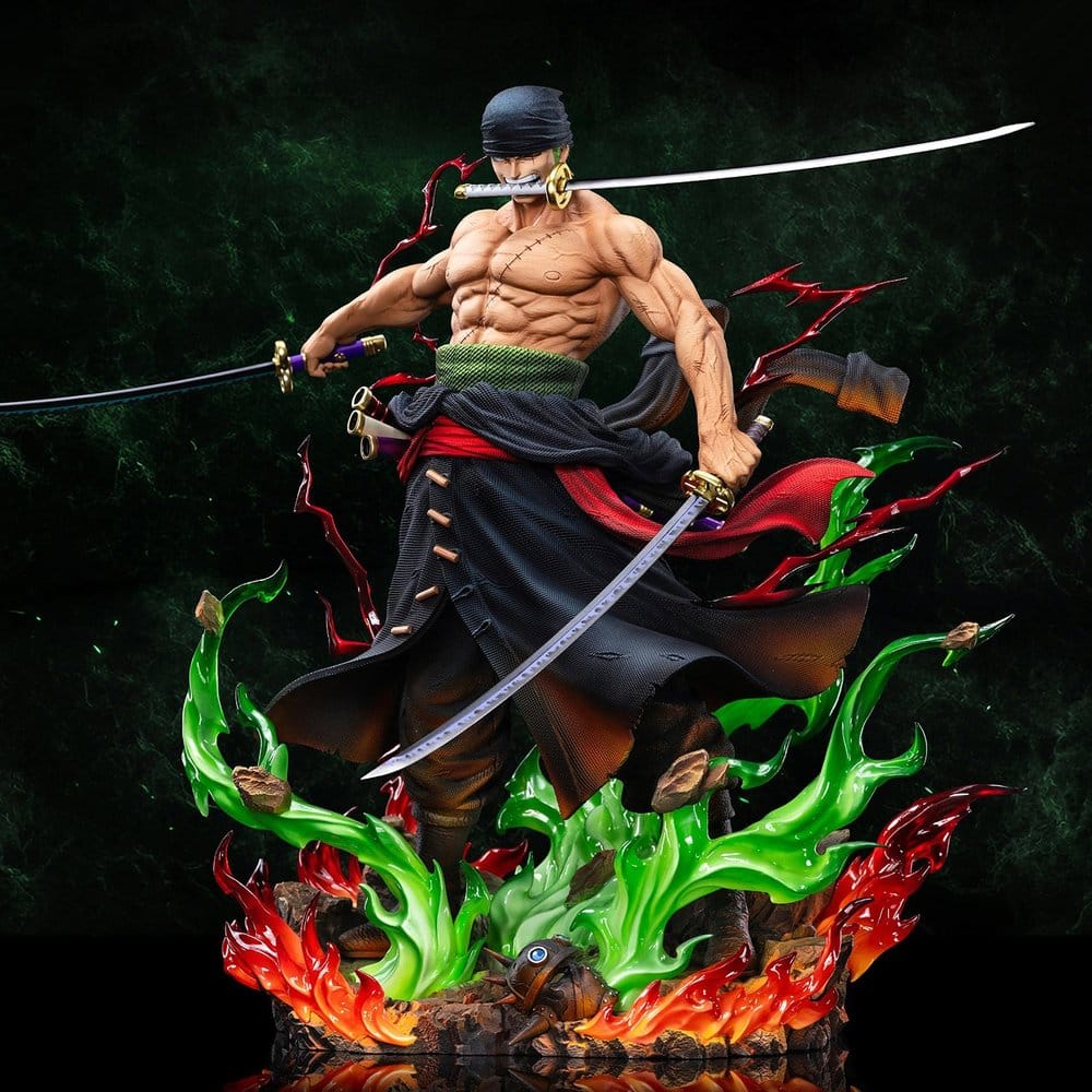 ONE PIECE - Roronoa Zoro (Premium Version) Legendary Straw Hat Crew Series Jimei Palace Figure 34 cm