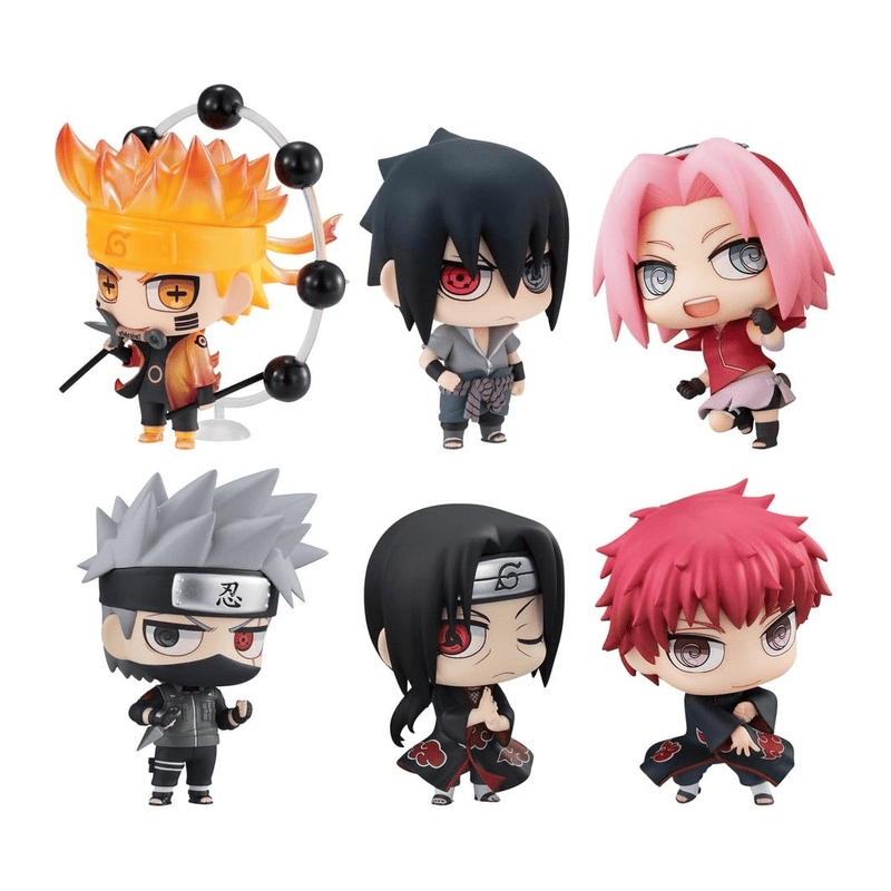NARUTO SHIPPUDEN - ChimiMega Series Mini Figures Mascot Collection 1 - 1 single Blind Box 6 cm