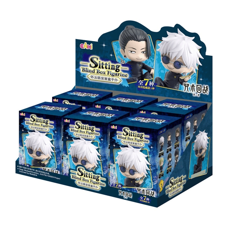 JUJUTSU KAISEN - Season 2 Sitting Series Eaki PVC Mini Figures - 1 Single Blind Box 8 cm