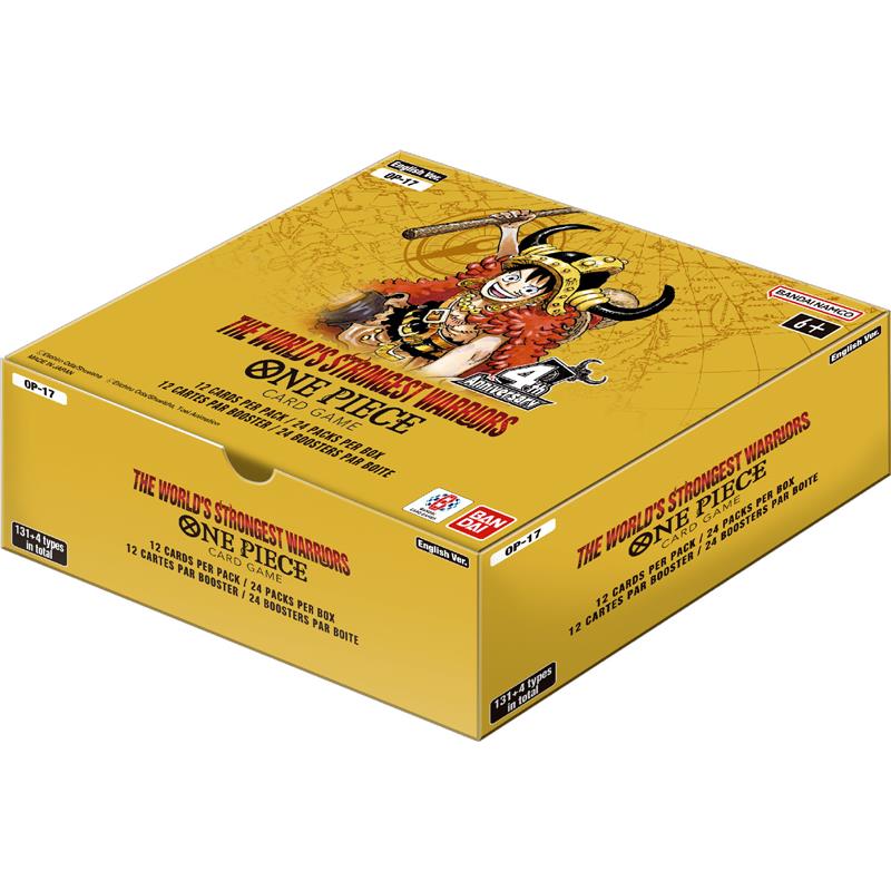 ONE PIECE CARD GAME OP-17 Box - Pacco completo ENG (24 bustine) Massimo 1 box per persona