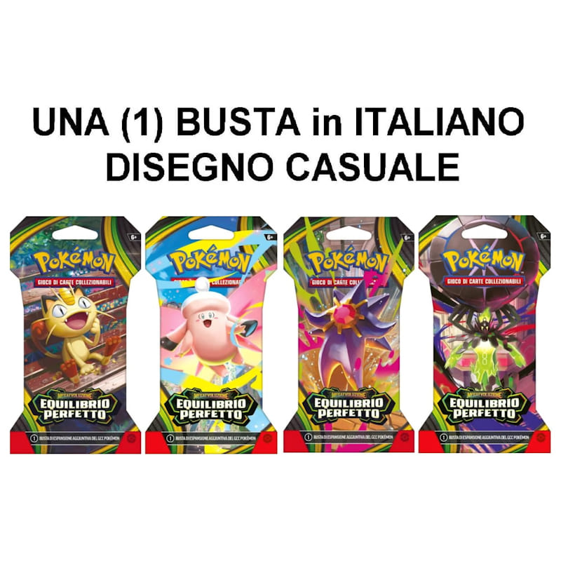 Pokemon M3 Megaevoluzione - Equilibrio Perfetto in Paper Sleeve - Artwork Casuale Random (ITA)