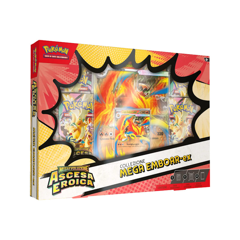 Pokémon - Megaevoluzione Ascesa Eroica Collezione Mega Emboar EX (ITA)