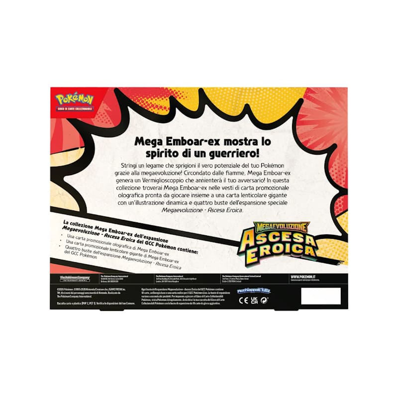 Pokémon - Megaevoluzione Ascesa Eroica Collezione Mega Emboar EX (ITA)