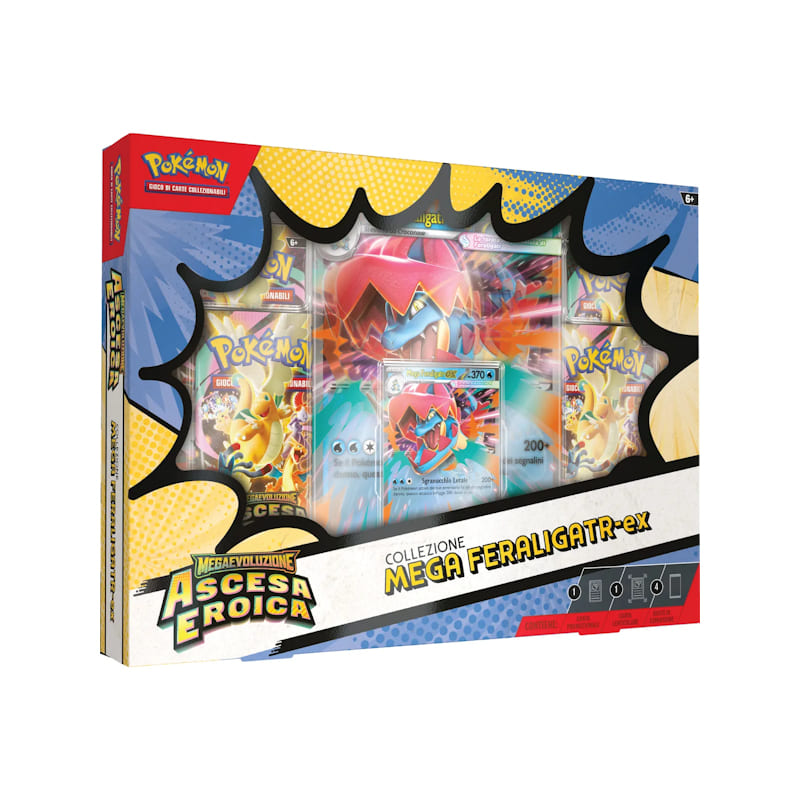Pokémon - Megaevoluzione Ascesa Eroica Collezione Mega Feraligatr EX (ITA)