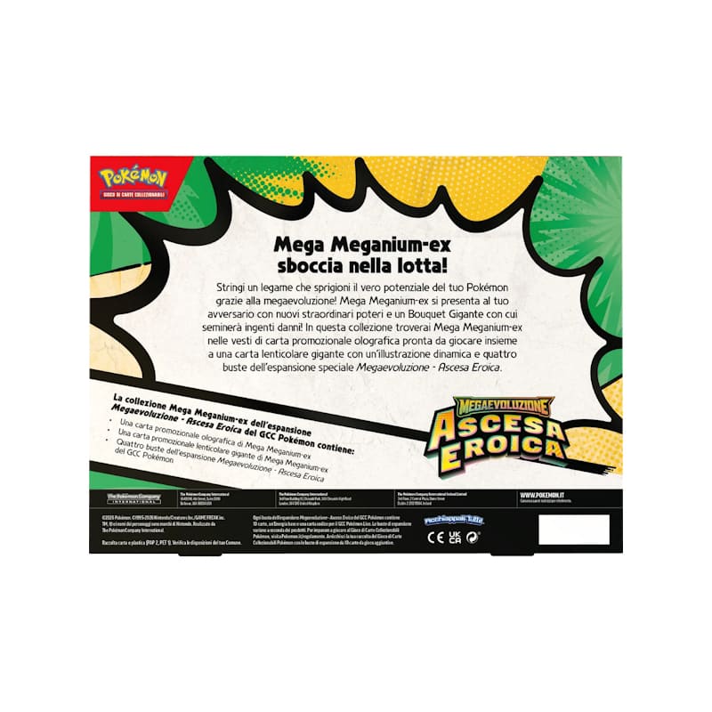 Pokémon - Megaevoluzione Ascesa Eroica Collezione Mega Meganium EX (ITA)
