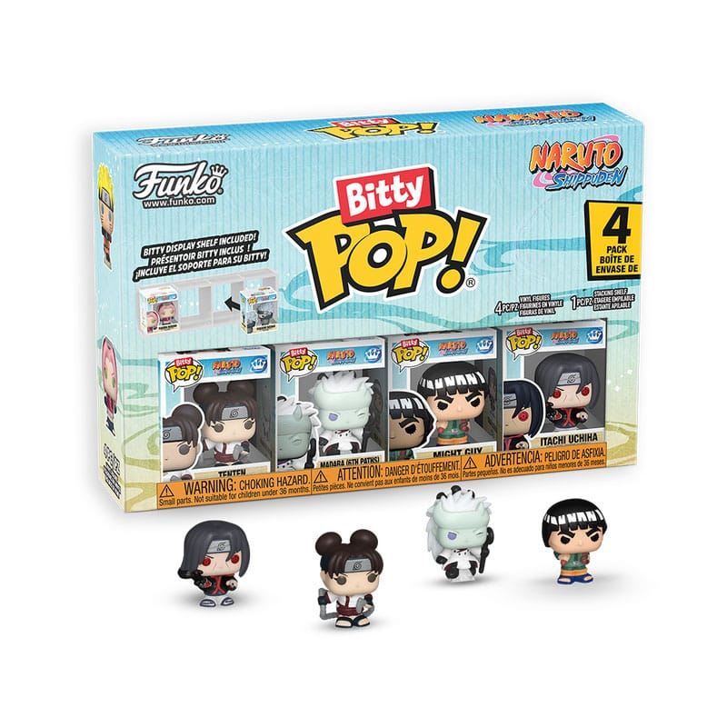 NARUTO SHIPPUDEN - 4-Pack Battles Bitty POP! Vinyl Figure 2,5 cm