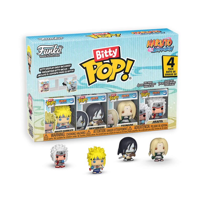 NARUTO SHIPPUDEN - 4-Pack Team 2 Bitty POP! Vinyl Figure 2,5 cm