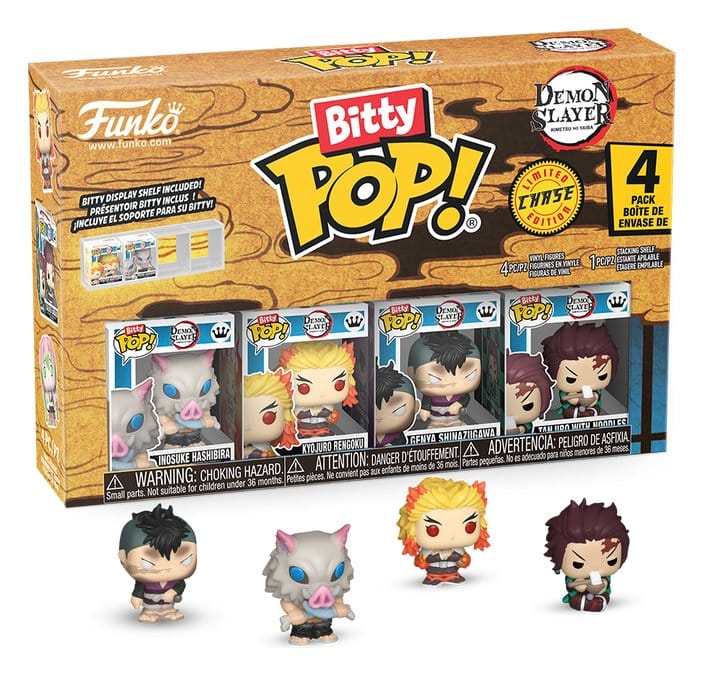 DEMON SLAYER - Inosuke Bitty POP! Vinyl Figure 4-Pack 2,5 cm