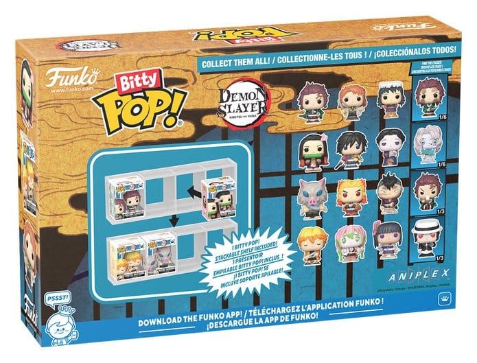 DEMON SLAYER - Inosuke Bitty POP! Vinyl Figure 4-Pack 2,5 cm