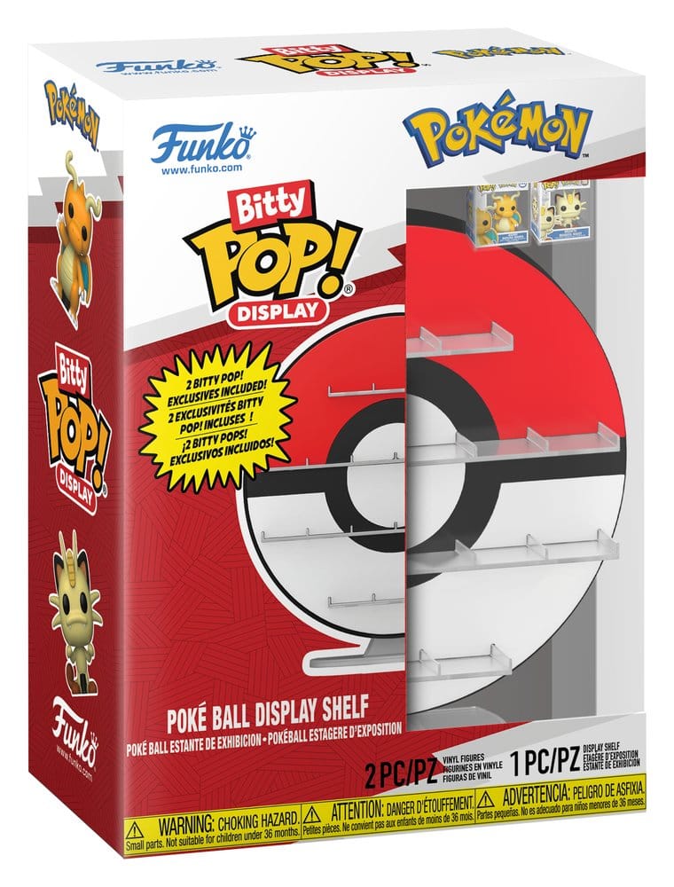 POKÉMON - Bitty POP! Display Vinyl Figures Poké Ball Funko Figure 19 cm