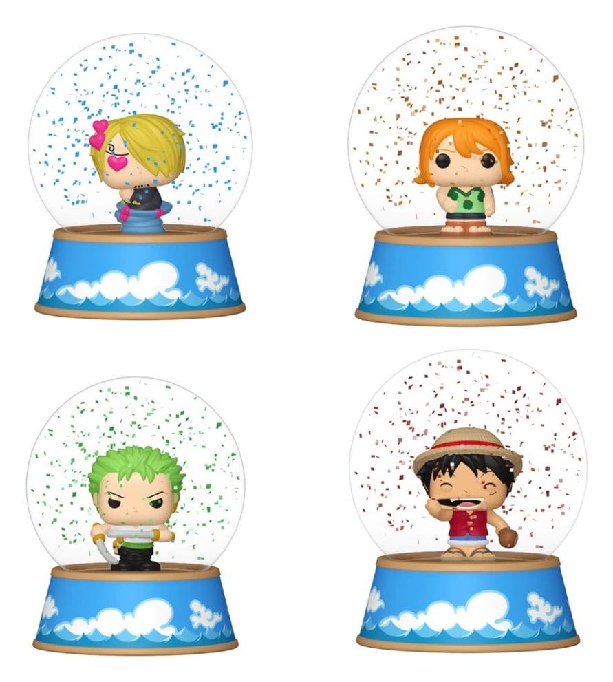 ONE PIECE - Mini Figures Glitter Globes Funko Figure Blind Box 5 cm