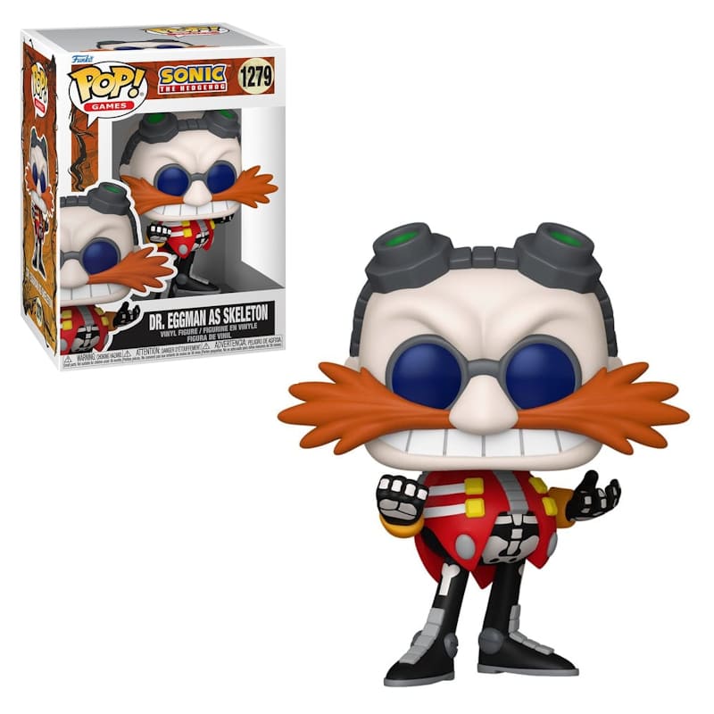 SONIC THE HEDGEHOG - Skeleton Robotnik Funko Pop Games 1279