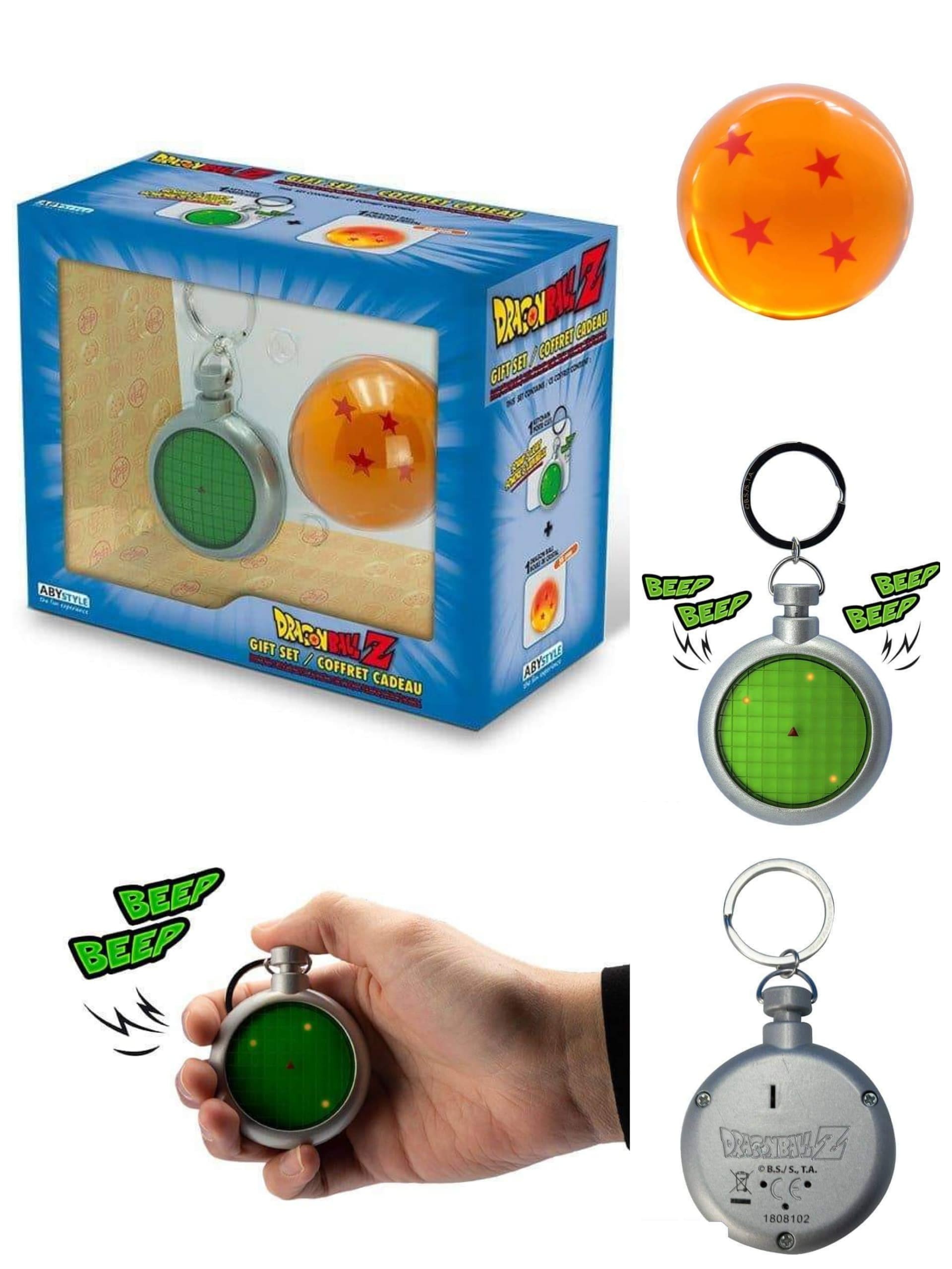 DRAGON BALL - Gift set Radar keychain + Dragon Ball 56 mm