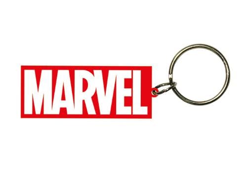 MARVEL Logo Rubber Keychain Portachiavi in gomma