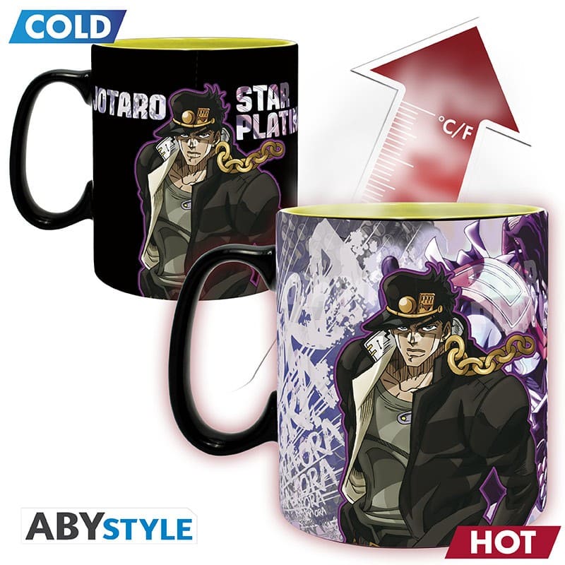 JOJO'S BIZARRE ADVENTURE Tazza Heat Change Jotaro Dio 460 ml