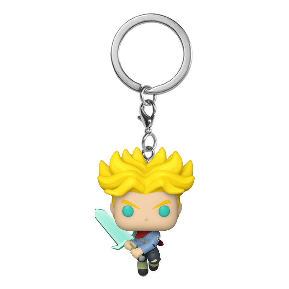 DRAGON BALL SUPER - Trunks Super Saiyan w/Spirit Sword Funko Keychain 4 cm