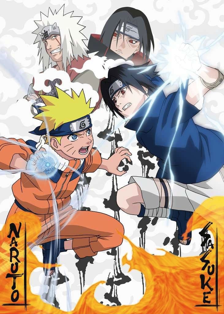 NARUTO - Naruto vs. Sasuke Jigsaw Puzzle 1000 pezzi