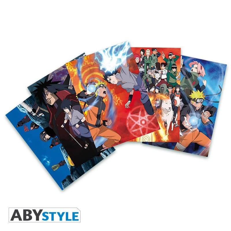 NARUTO SHIPPUDEN Postcards Set 1 (5 cartoline)