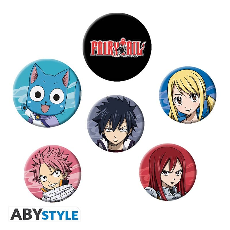 FAIRY TAIL - Badge Pack Characters (spille)