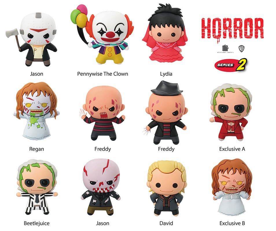 Horror Movies Serie 2 (1 portachiavi casuale)