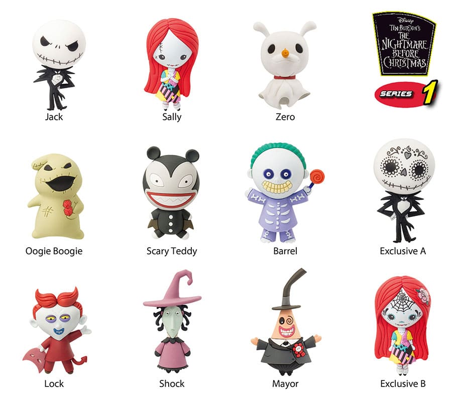 Nightmare before Christmas (1 portachiavi casuale)