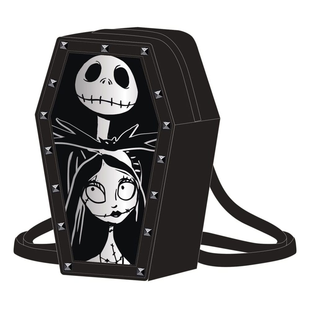 NIGHTMARE BEFORE CHRISTMAS - Zaino in ecopelle a forma di bara