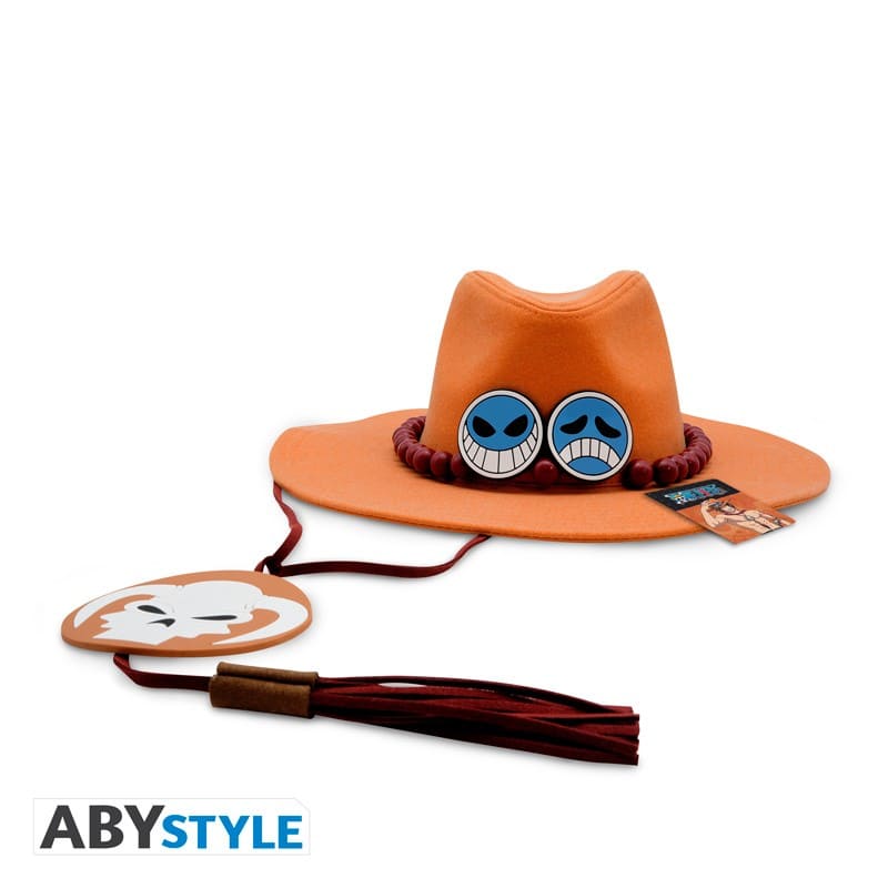 ONE PIECE - Portgas D. Ace Hat Adult Size - Replica cappello di Ace taglia adulto