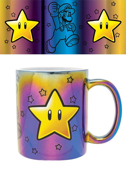 SUPER MARIO - Metallic Mug Star Power - Tazza