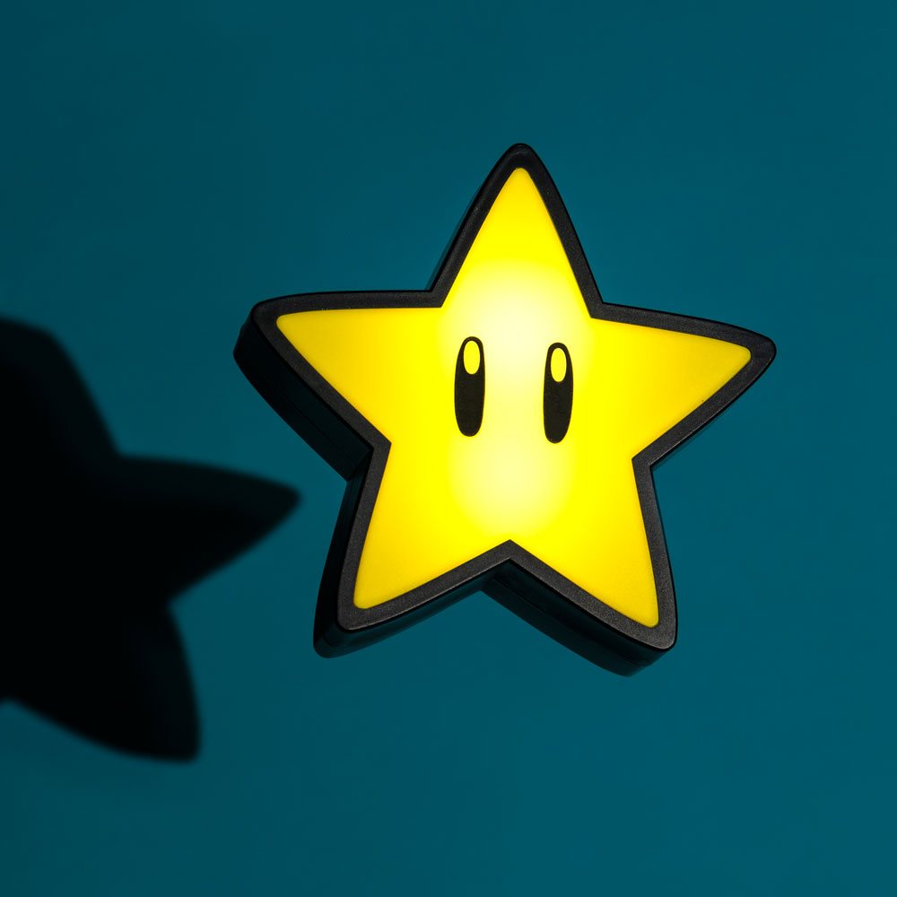 SUPER MARIO - Mini Light with Sound Super Star - Lampada con suoni
