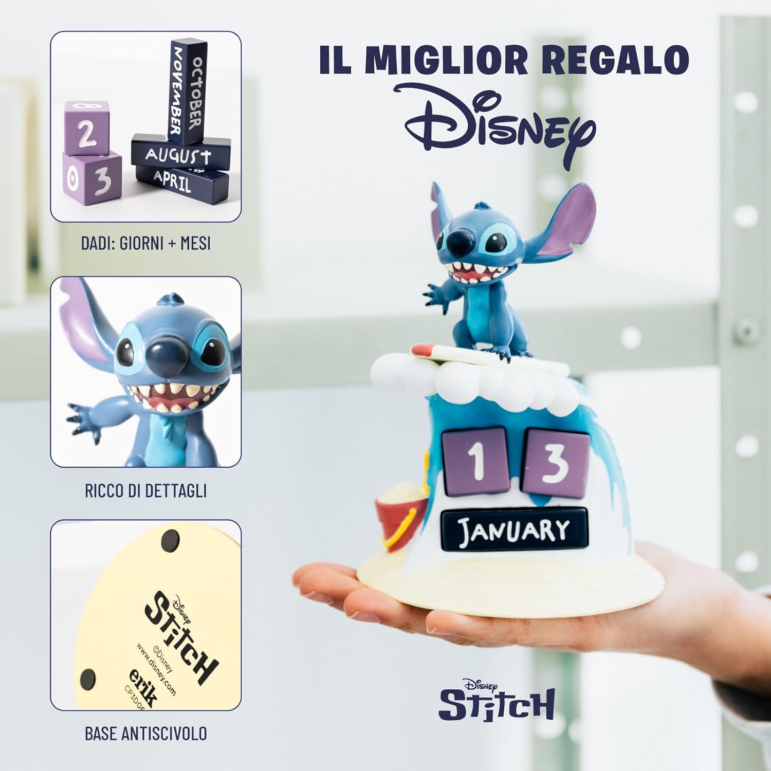 STITCH - Calendario perpetuo 3D
