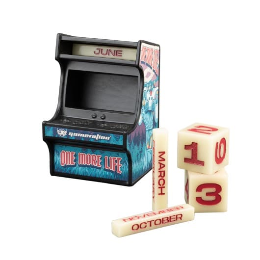 GAMERATION ARCADE - Calendario perpetuo 3D