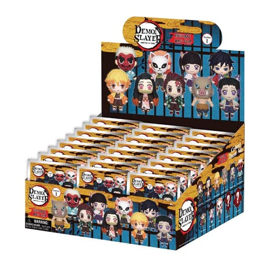 DEMON SLAYER - 3D PVC Bag Clips Series (1 clip casuale)