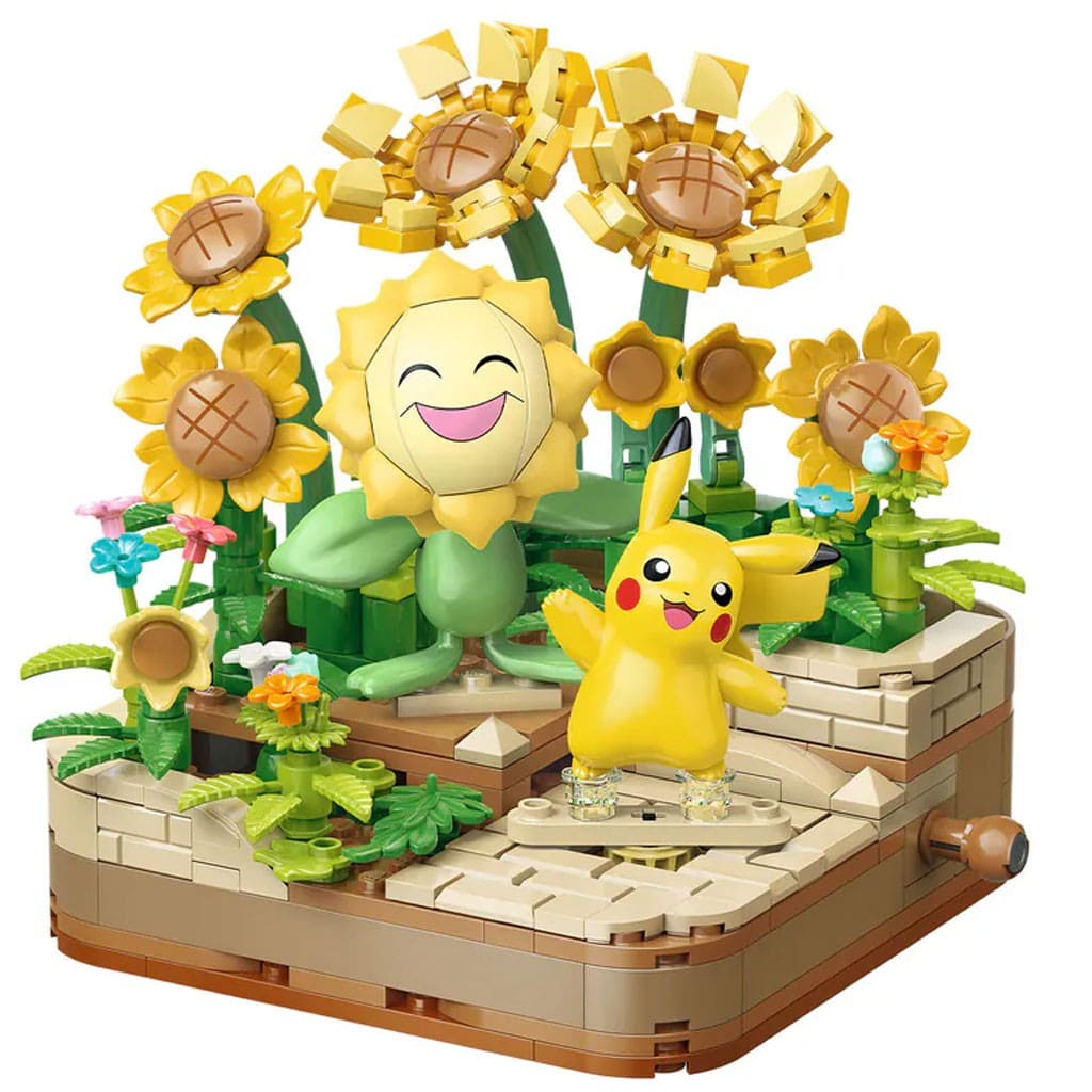 POKEMON - Pikachu Hide and seek in the sunflowers series Keeppley Block 