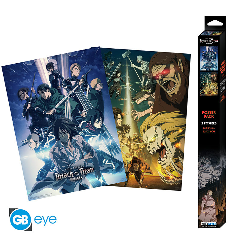 ATTACK ON TITAN Set 2 Chibi Posters (52x38cm)