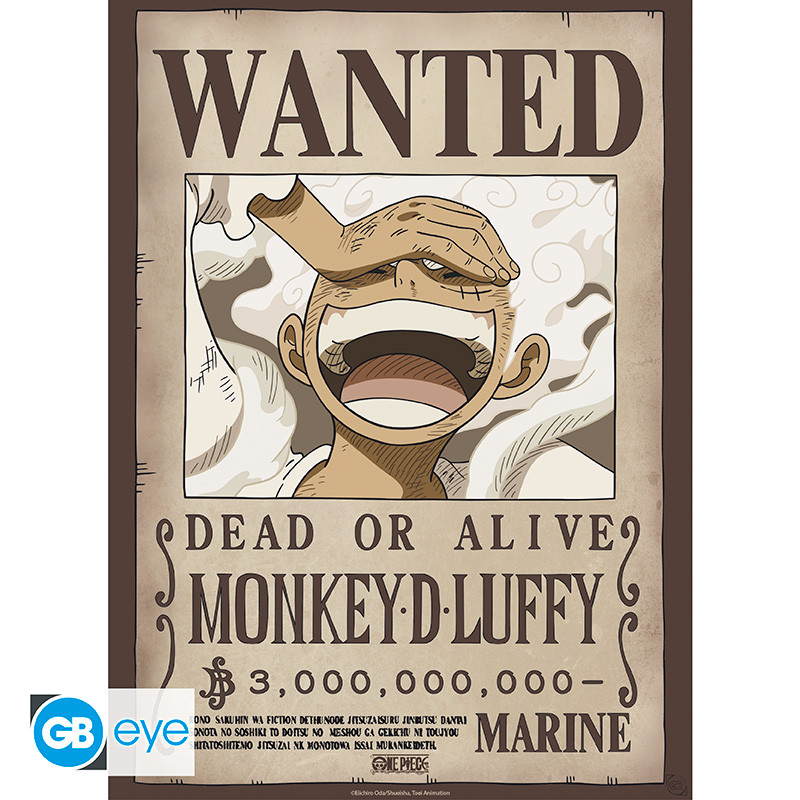 ONE PIECE Set 2 Chibi Posters Wanted Luffy & Zoro (52x38cm)