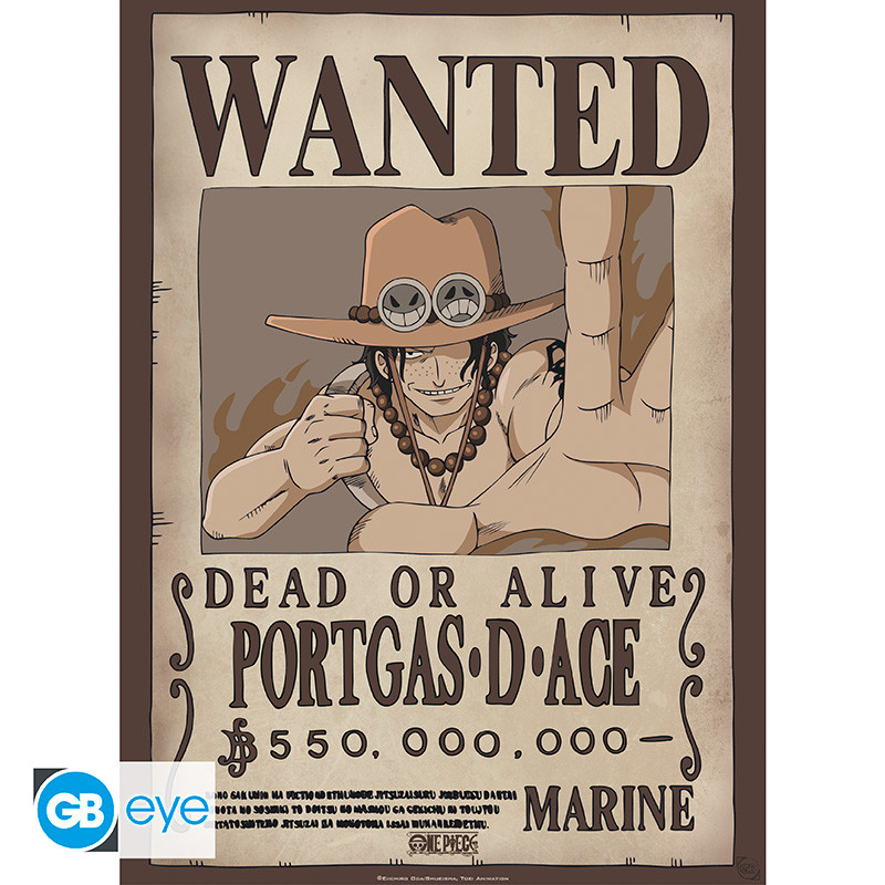 ONE PIECE Set 2 Chibi Posters Wanted Sabo & Ace (52x38cm)