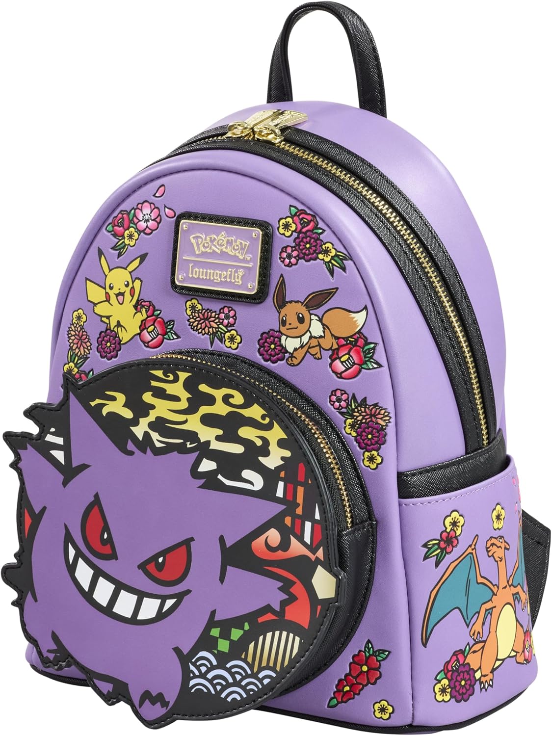 Pokemon by Loungefly Embroider Wagara Mini Gengar - Zaino