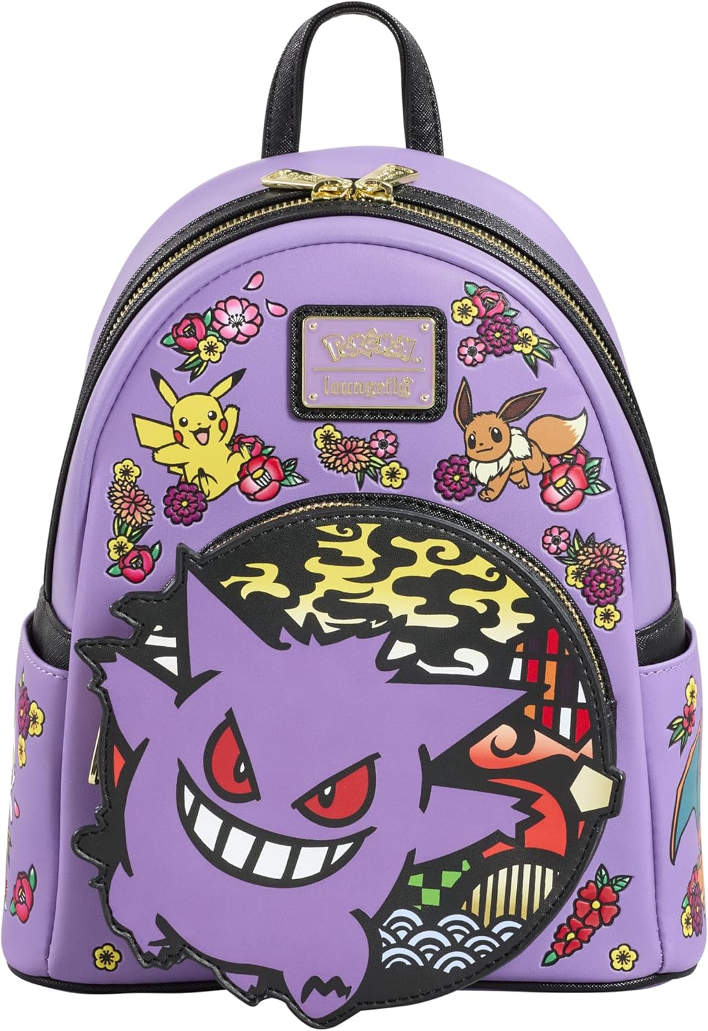 Pokemon by Loungefly Embroider Wagara Mini Gengar - Zaino