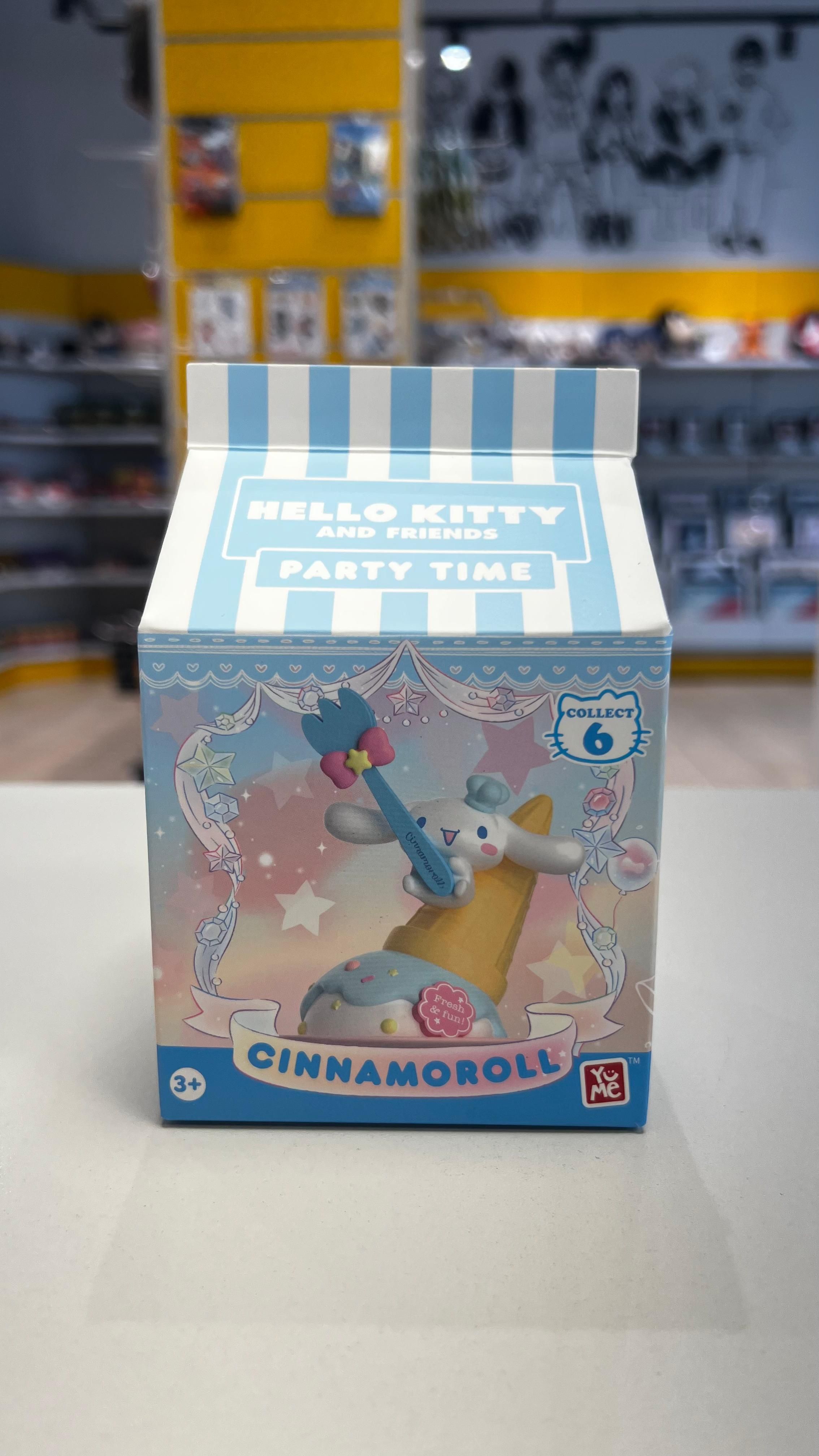 SANRIO - Cinnamoroll Memo Stand Party Time Series Mini Figures Hello Kitty and Friends 5 cm