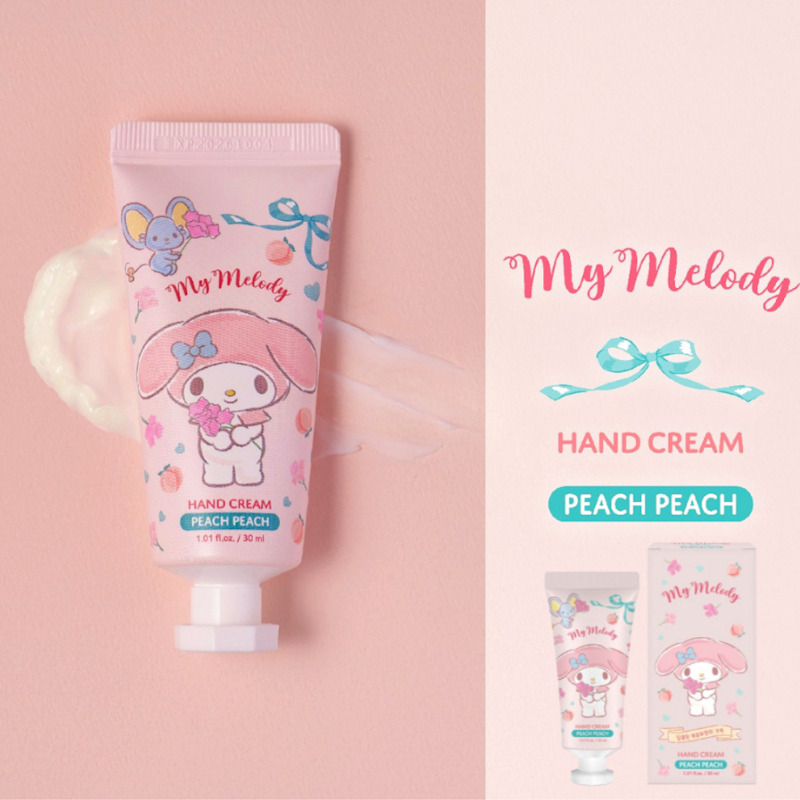 SANRIO - My Melody Korean Hand Cream Peach Peach (Crema mani) 30 ml