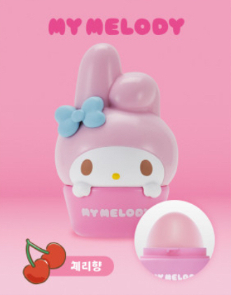SANRIO - My Melody Korean Lip Balm Cherry Flavor (burrocacao alla ciliegia) 8 g