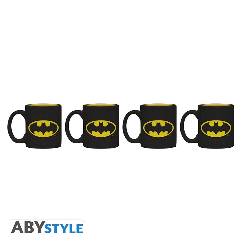 DC COMICS - Set 4 tazze da espresso Batman Iconic