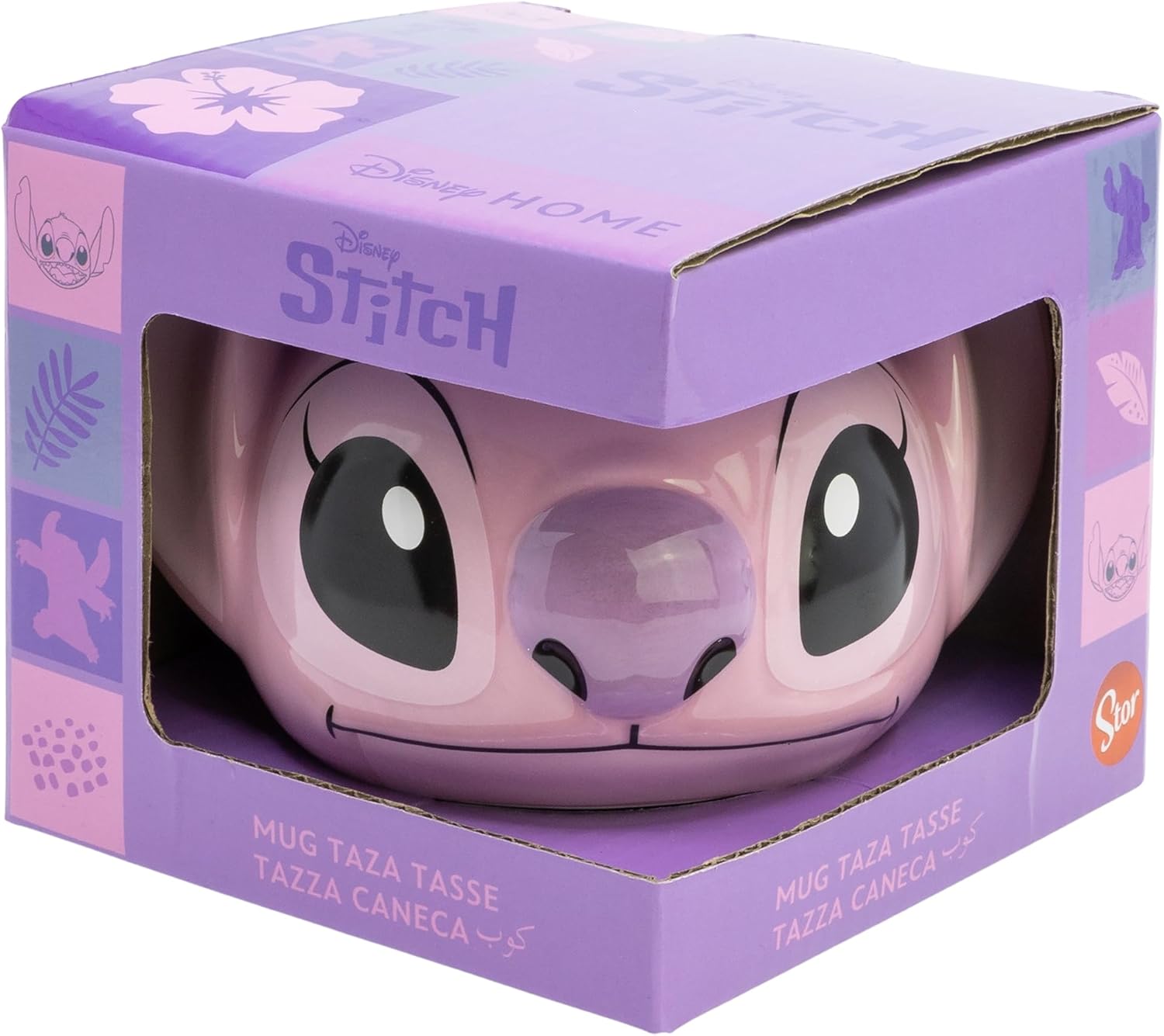 LILO & STITCH - Angel Stitch Tazza 3D Rosa in ceramica 380 ml