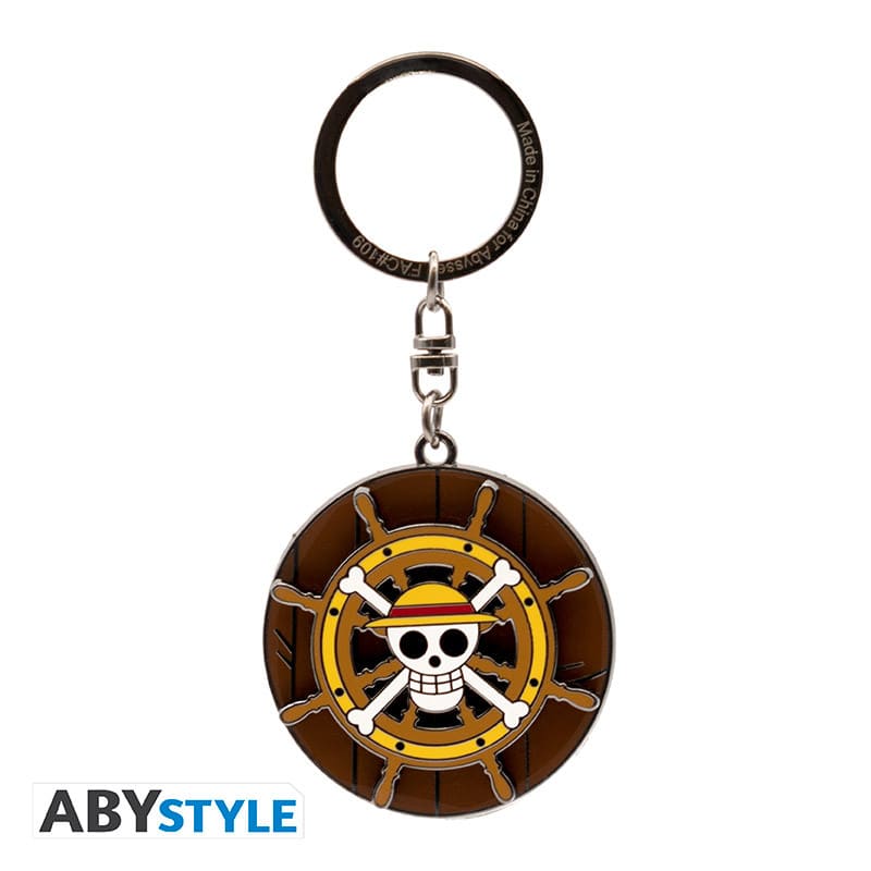 ONE PIECE - Moving Keychain Portachiavi "Thousand Sunny's Helm"